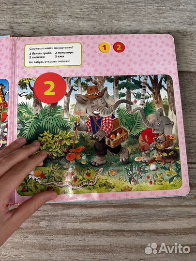 Книга с окошками Счет