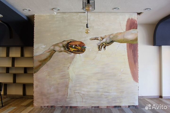 Художник. Роспись стен. Барельеф.Аэрография