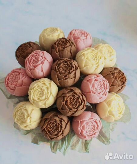 Съедобные букеты из шоколада