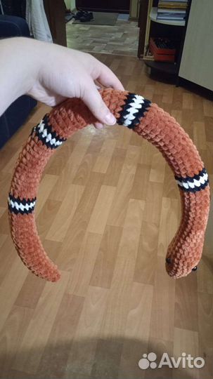 Игрушка ручной работы - змея