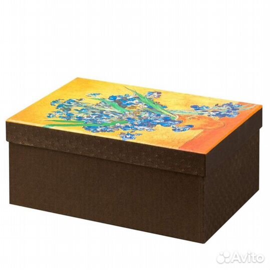 Ваза Elan Gallery фарфор 22.5 см ирисы