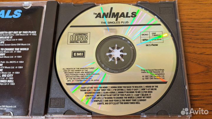 The Animals – The Singles Plus(Japan CD)
