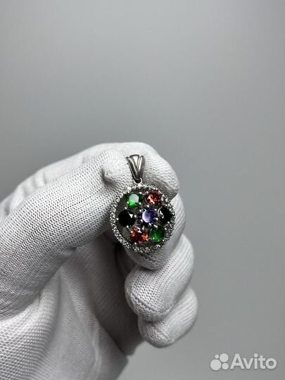 Серебро 925 пробы Кулоны серьги