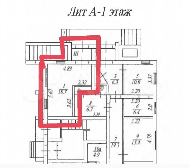 Торговая площадь, 22.5 м²