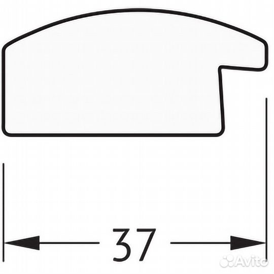 Зеркало Evoform Definite 60х60 BY 0612 в багетной