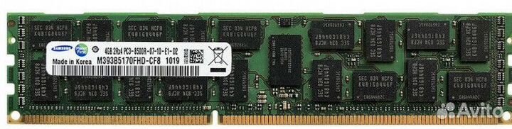 Модуль памяти dimm DDR-III ECC Reg. 8GB 2Rx4 PC3