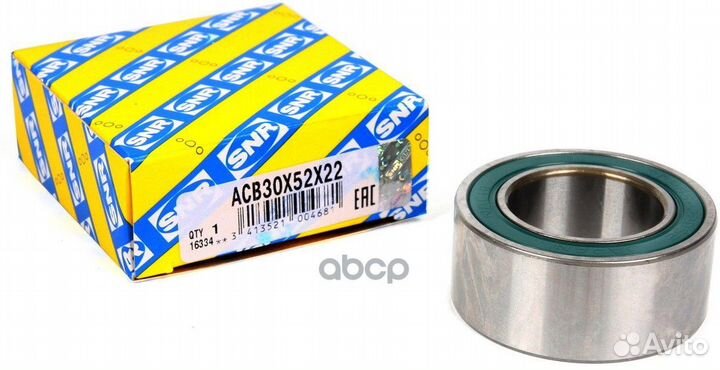 Подшипник компрессора кондиционера ACB30X52X22