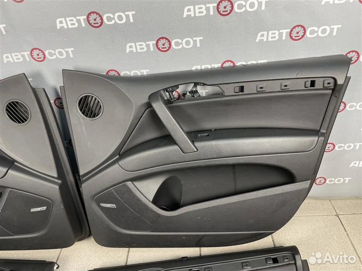 Дверные карты комплект Audi Q7 4L (2007-2010г.в.)