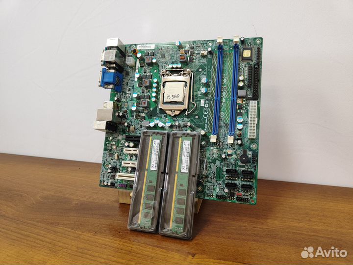 Материнская плата 1155+ i5-3330+DDR3-8Gb