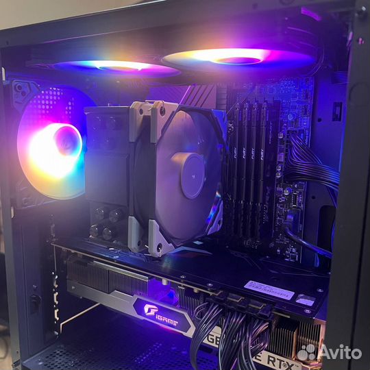 Игровой пк i5-14400f + RTX 3080 + 32 GB + 1Tb
