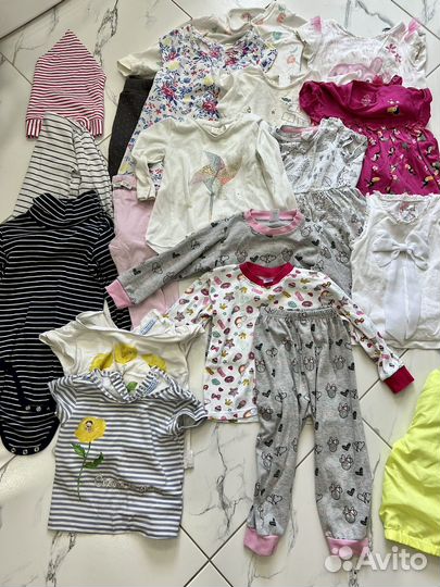 Детские вещи пакетом для девочек 80