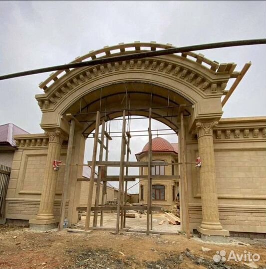 Облицовка дагестанским камнем