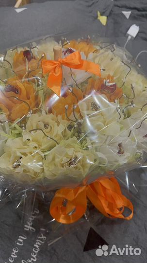 Съедобные букеты из конфет