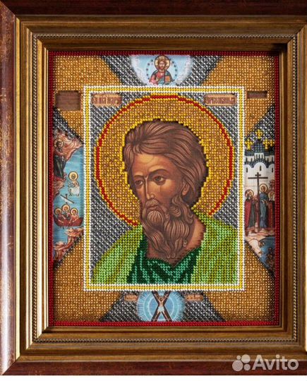 Набор для вышивки бисером иконы