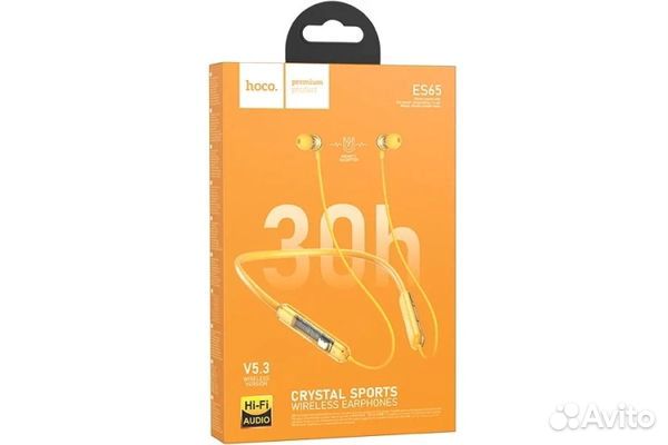 Гарнитура беспроводная вакуумная hoco ES65