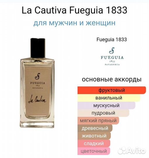 Распив 2мл. Fueguia La Cautiva Flores Negras
