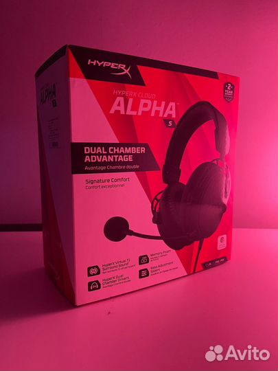 Игровые наушники HyperX Cloud Alpha S