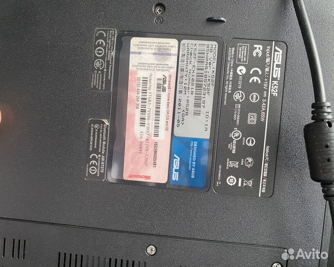 Ноутбук asus k52f