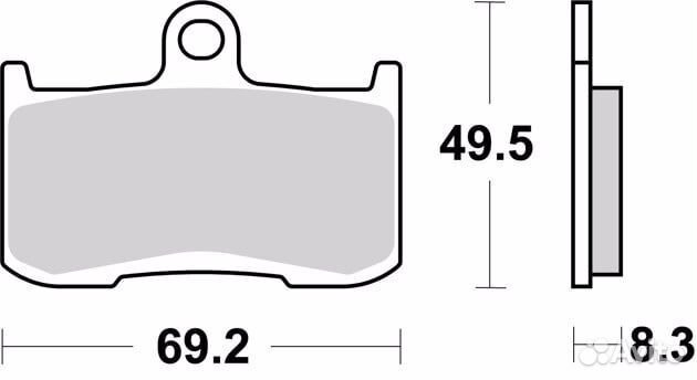 Колодки передние 2 пары Brembo 07KA23SC