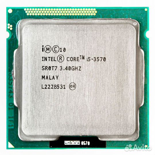 Процессор intel core i5 3570 К