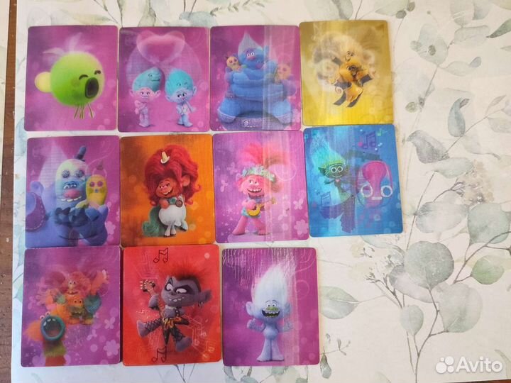 Тролли карточки из пятерочки