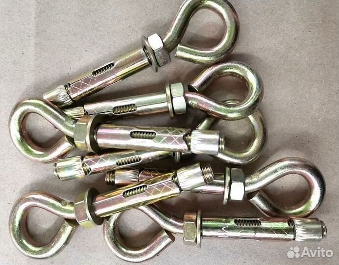 Болт анкерный с кольцом 12х70 стальной