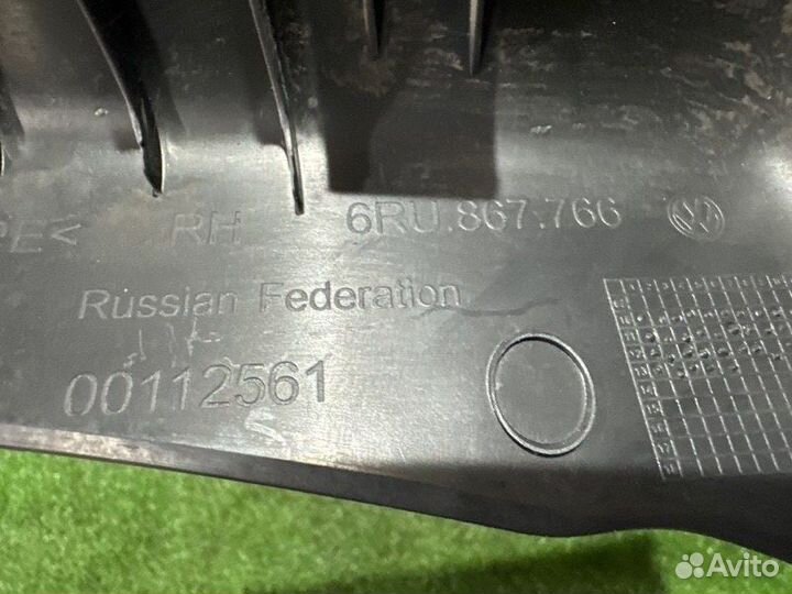 Накладка задней стойки Volkswagen Polo 5 