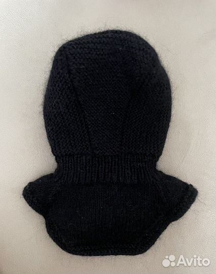Зимняя Шапка шлем вязаная новая (очень теплая)