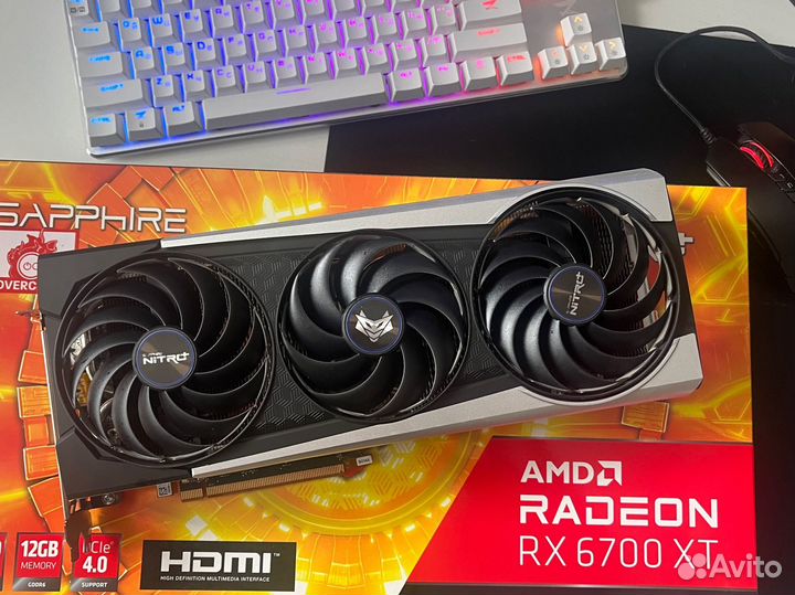Видеокарта amd radeon rx 6700 xt