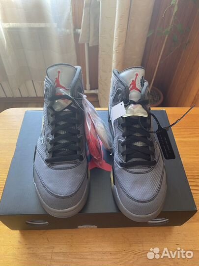 Nike Air Jordan 5 Off White Retro SP Black Muslin