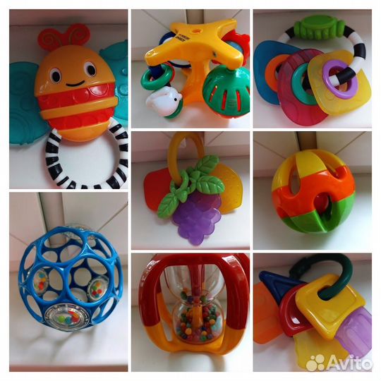 Развивающие игрушки малышам от 0