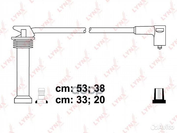 Провода высоковольтные, комплект SPE3037 lynxauto