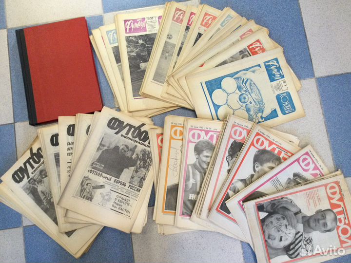 Газеты Футбол, Футбол-Хоккей 1960, 72, 92, 93
