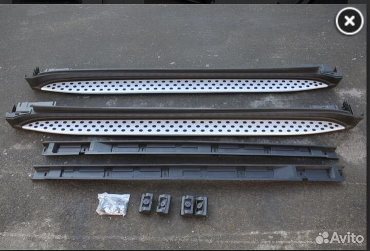 Порог Подножка Mercedes GL-class X