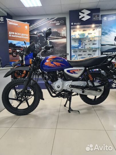 Мотоцикл Bajaj Boxer 150x синий