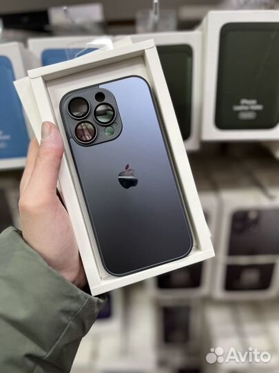 Графитовые чехлы на iPhone 12/13/14