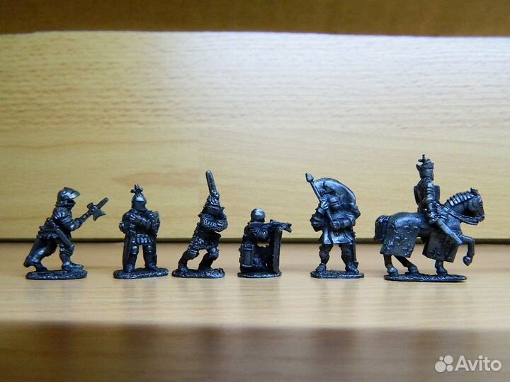 Металлические солдатики Комплект Только черные