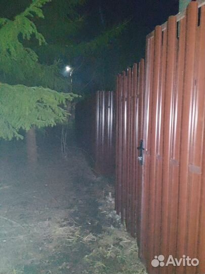 Забор профнастил