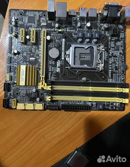 Материнская Плата asus LGA1150 B85 B85M-G 4xDDR3