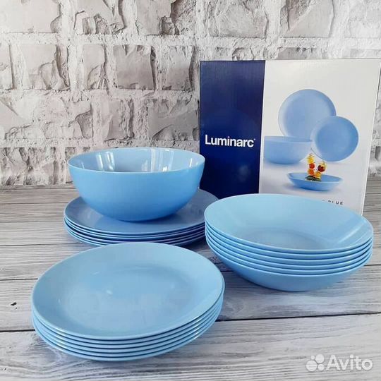 Столовый набор Luminarc 19 предметов. Новый
