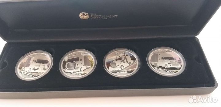 Короли Дорог набор из 4-х монет 2010 год