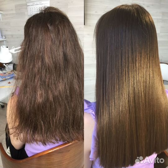 Кератиновое выпрямление, ботокс