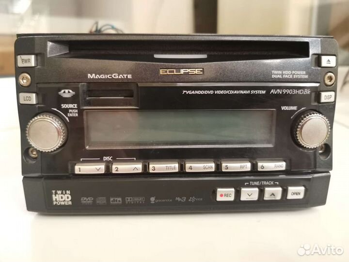 Автомагнитола Eclipse (Япония, процессор)