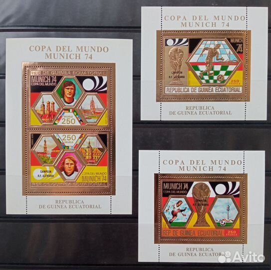 Экваториальная Гвинея 1974 Чм по футболу Золото