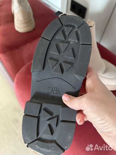 Ботинки zara 34 размер для девочки