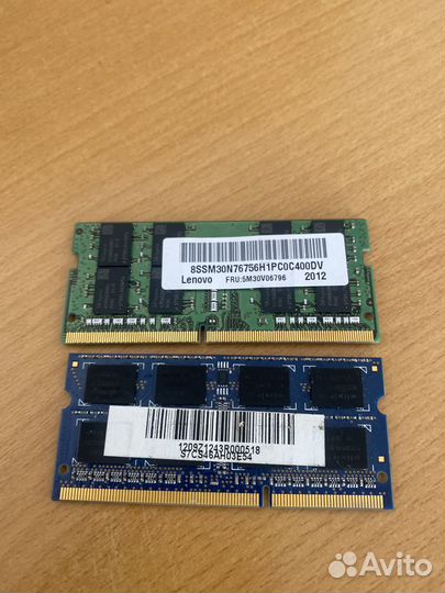 Память для ноутбука ddr3 4gb, ddr4 8gb