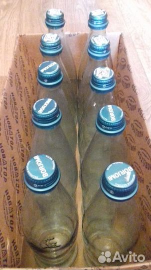 Стеклянная бутылка 0.33л, 0.5 л