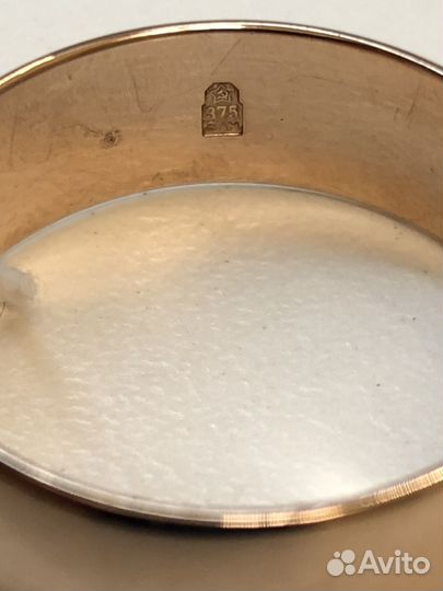 Золотое обручальное кольцо СССР