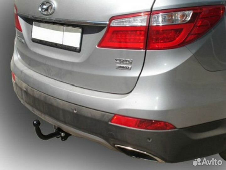 Фаркоп установка тсу Hyundai Santa Fe III Restylin