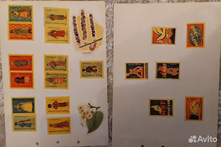 Этикетки спичечные СССР